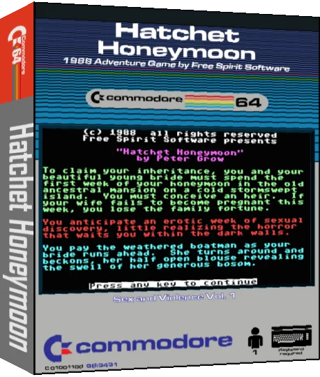 Hatchet Honeymoon — box-3D (CUS)
