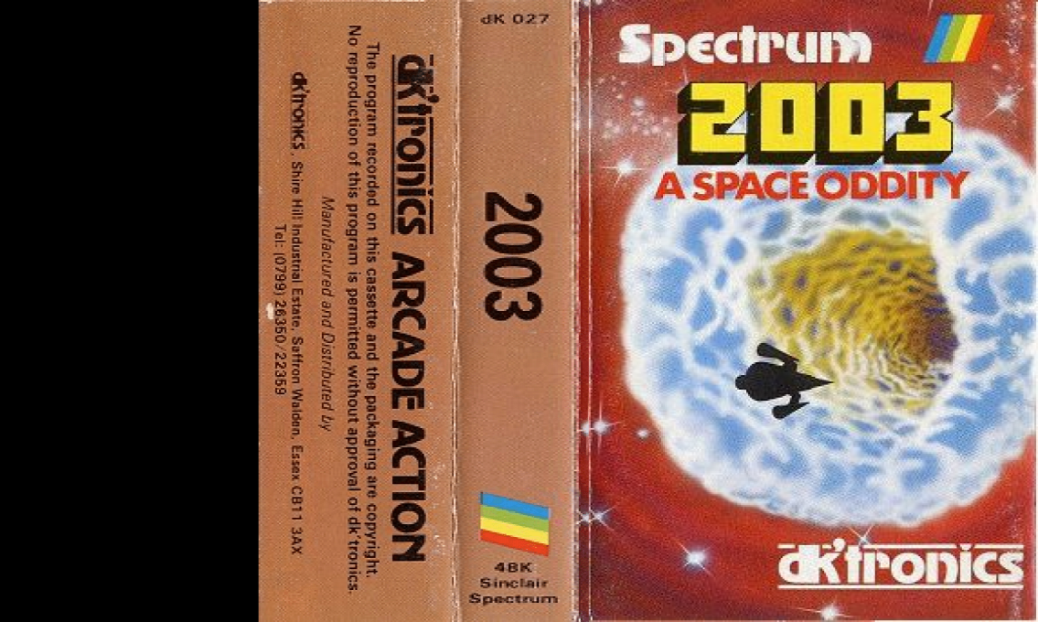 2003 - A Space Oddity — box-texture (EU)