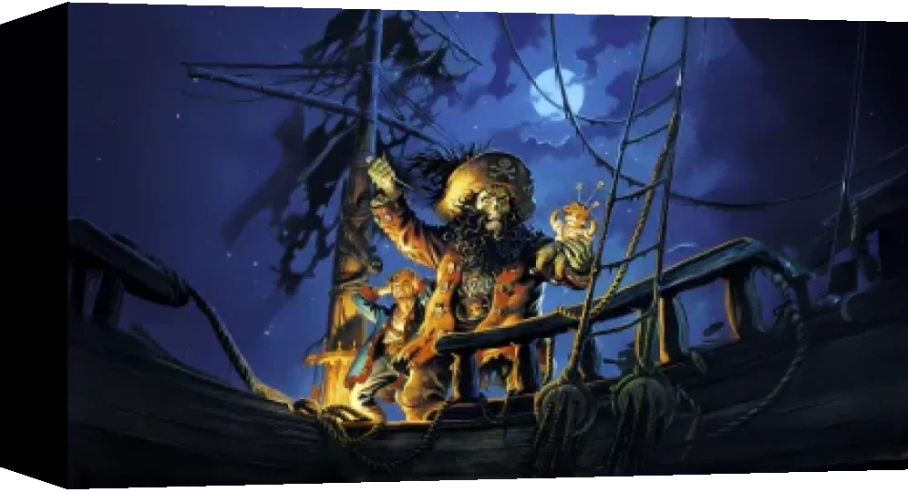 Monkey Island 2 - Lechuck's Revenge - Special Edition — box-3D (WOR)