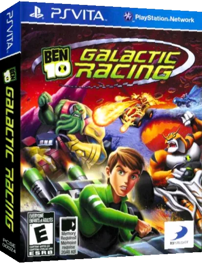 Ben 10 - Galactic Racing — box-3D (US)