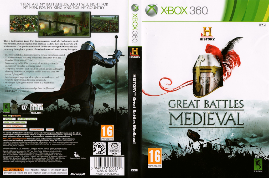 History - Great Battles Medieval — box-texture (EU)