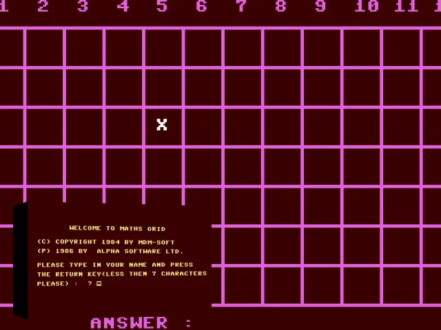 Maths Grid — mixrbv2 (WOR)