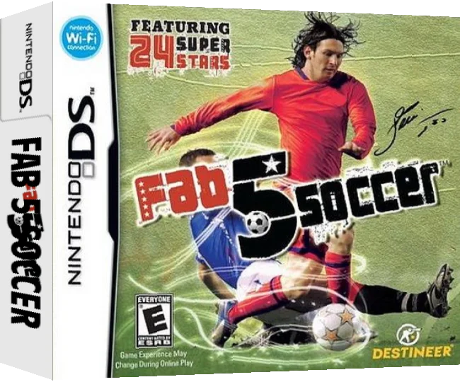 Fab 5 Soccer — box-3D (US)