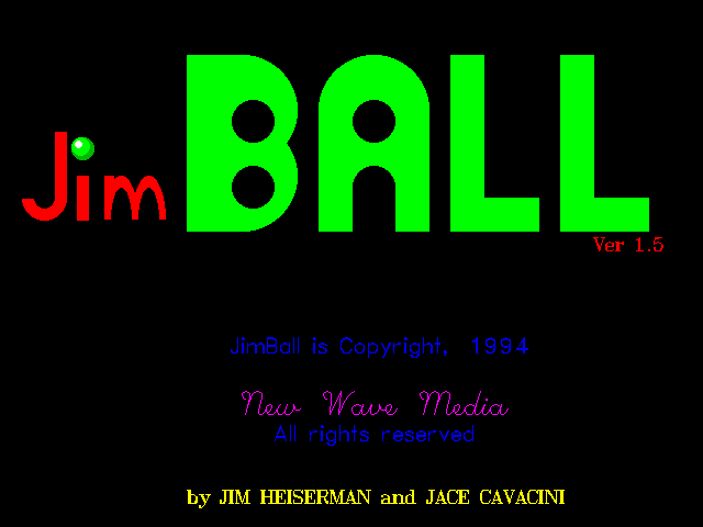 JimBall box art