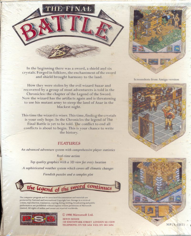 Final Battle, The — box-2D-back (UK)