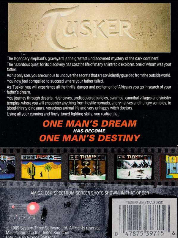 Tusker — box-2D-back (EU)