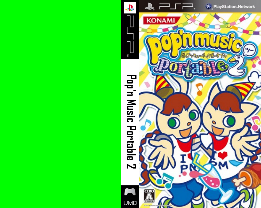 Pop'n Music Portable 2 — box-texture (JP)