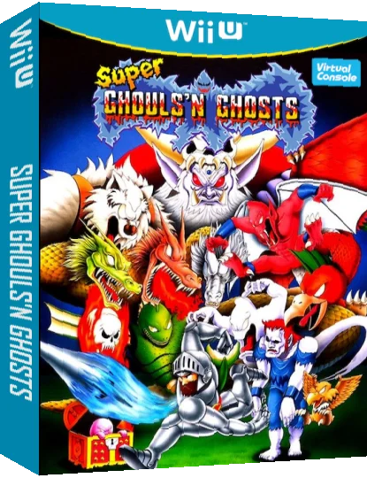 Super Ghouls'n Ghosts — box-3D (CUS)