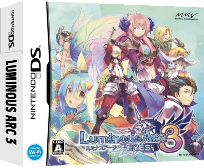 Luminous Arc 3 - Eyes — box-3D (JP)