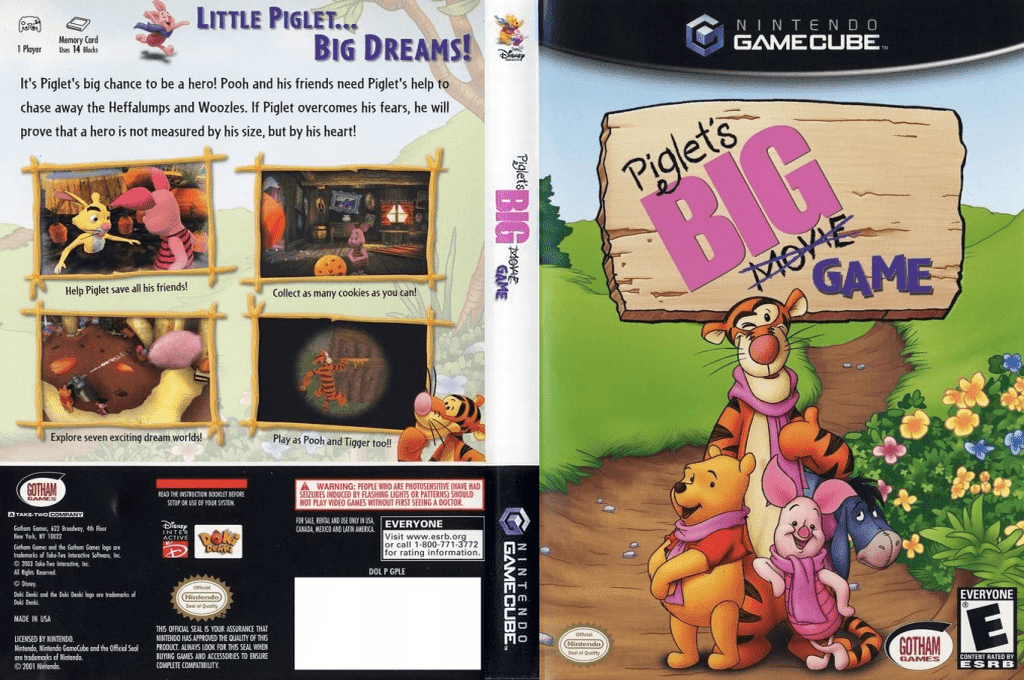 Piglet's Big Game — box-texture (US)