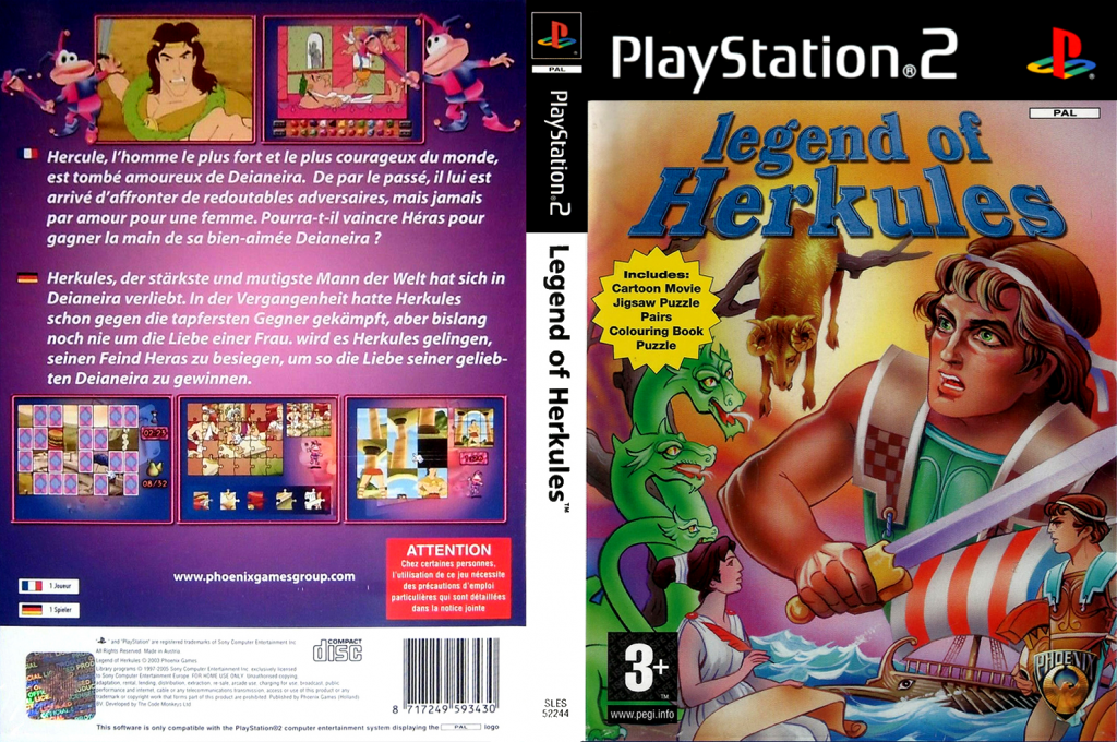 Legend of Herkules — box-texture (FR)