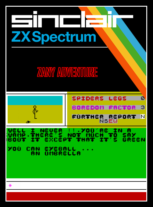 Zany Adventure box art