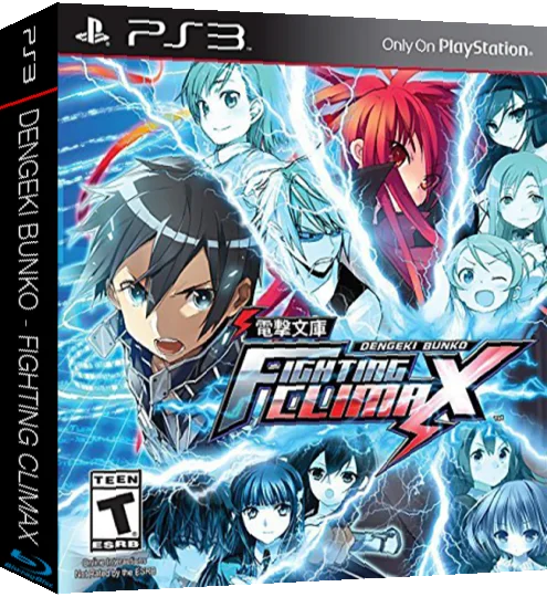 Dengeki Bunko - Fighting Climax — box-3D (WOR)