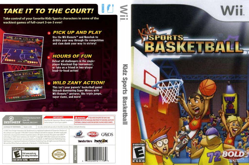 Kidz Sports Basketball — box-texture (US)