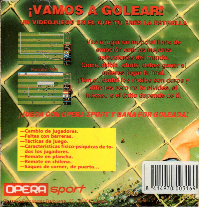Mundial De Fútbol — box-2D-back (SP)