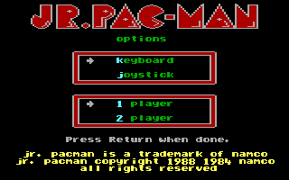 Jr. Pac-man — sstitle (US)