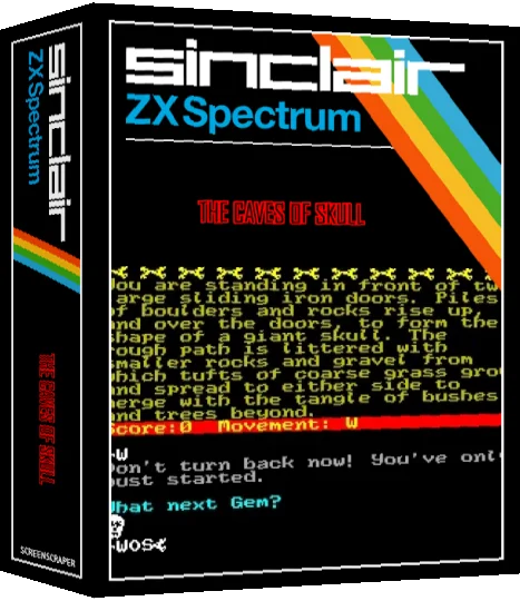 The Caves of Skull — box-3D (SS)