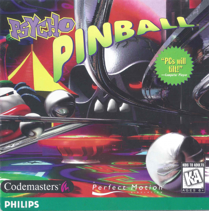 Psycho Pinball box art