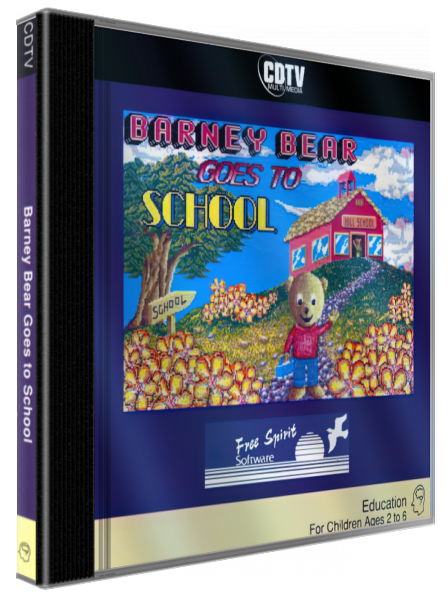Barney Bear Goes to School — box-3D (WOR)