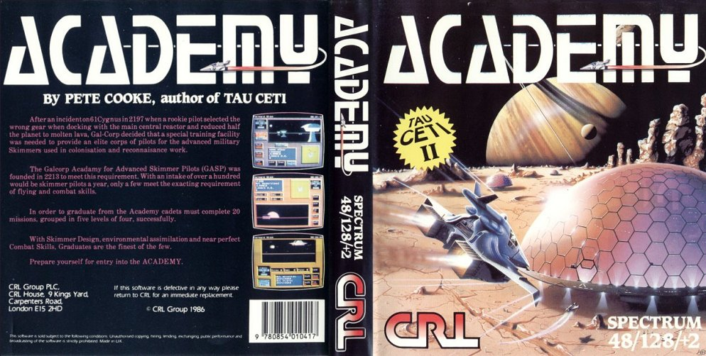 Academy - Tau Ceti 2 — box-scan (UK)