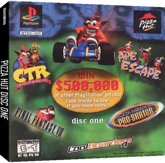 ZZZ:Pizza Hut Disc One — box-3D (US)