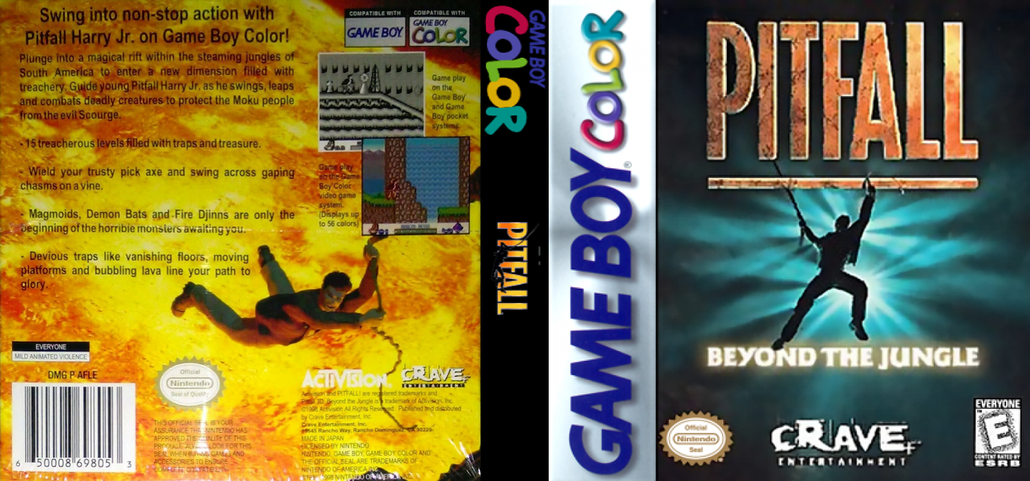 Pitfall : Beyond the Jungle — box-texture (US)
