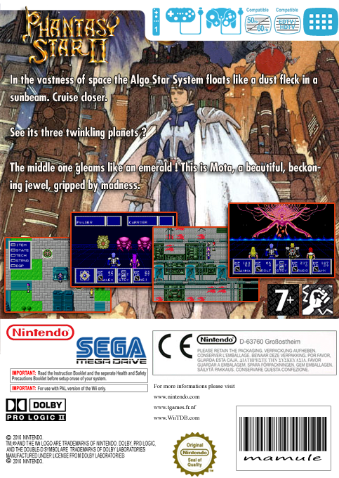 Phantasy Star 2 — box-2D-back (EU)