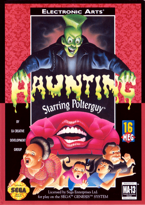 Haunting Starring Polterguy box art