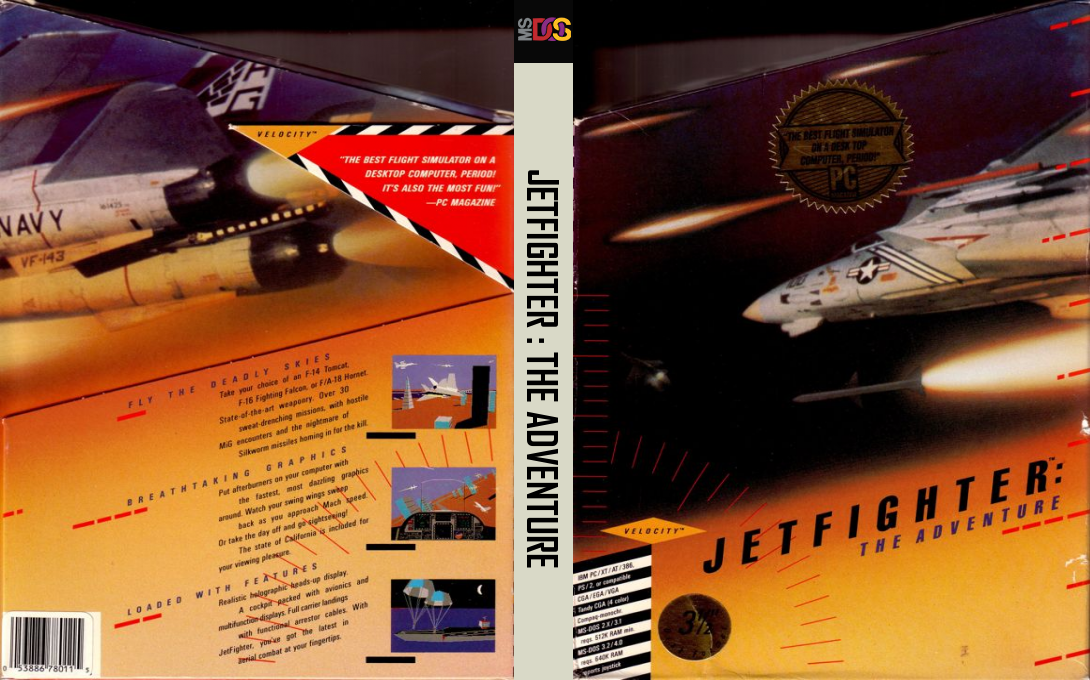 JetFighter - The Adventure — box-texture (US)