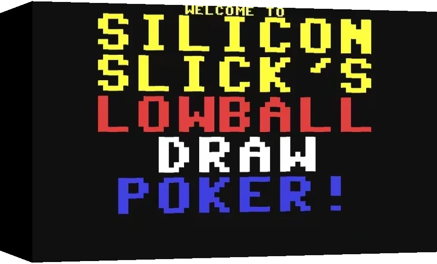 Silicon Slick's Lowball Draw Poker — box-3D (WOR)