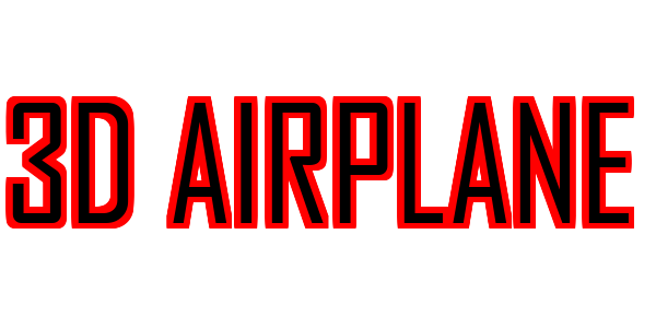 3d Airplane — wheel-hd (SS)