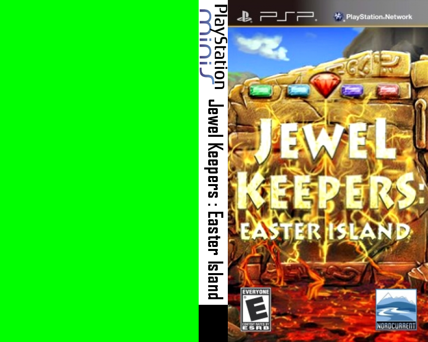 Jewel Keepers - Easter Island — box-texture (US)