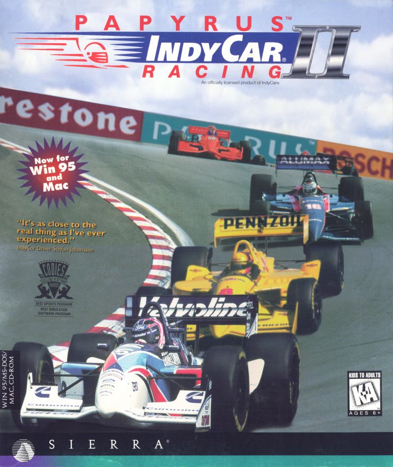 IndyCar Racing II box art