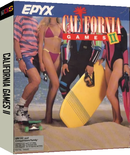 California Games 2 — box-3D (US)