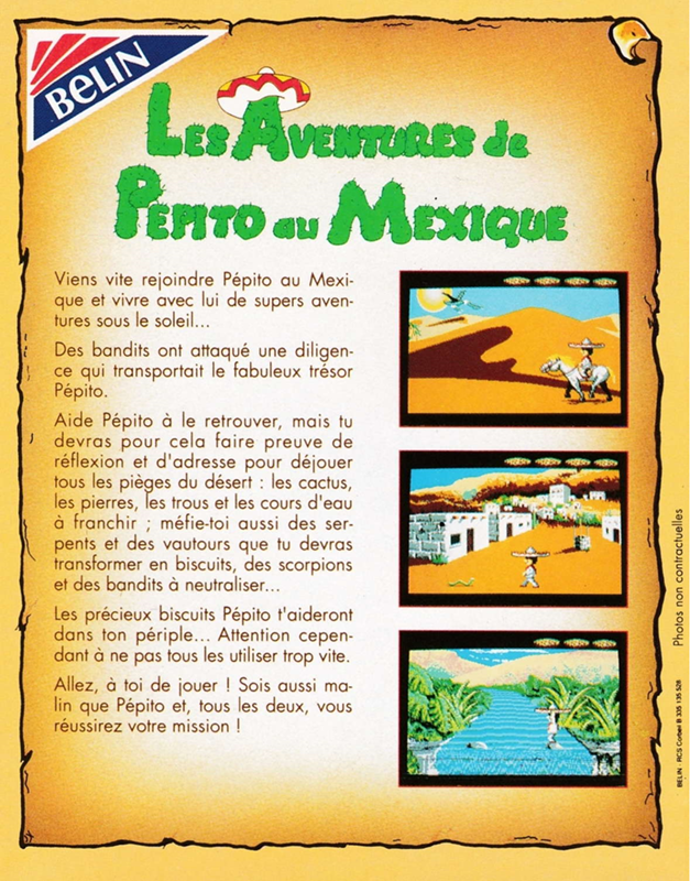 Aventures De Pepito Au Mexique, Les — box-2D-back (FR)