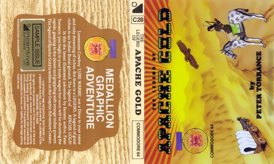 Legend Of The Apache Gold, The — box-texture (EU)