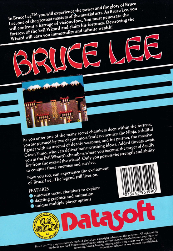 Bruce Lee — box-2D-back (EU)