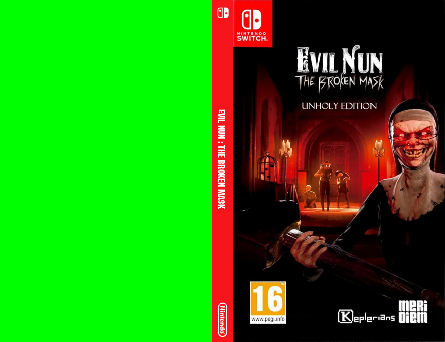 Evil Nun - The Broken Mask — box-texture (EU)