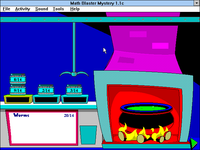 Math Blaster Mystery: The Great Brain Robbery — ss (WOR)