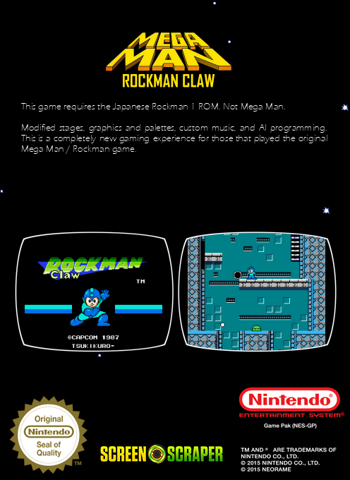 MegaMan : Rockman Claw — box-2D-back (SS)