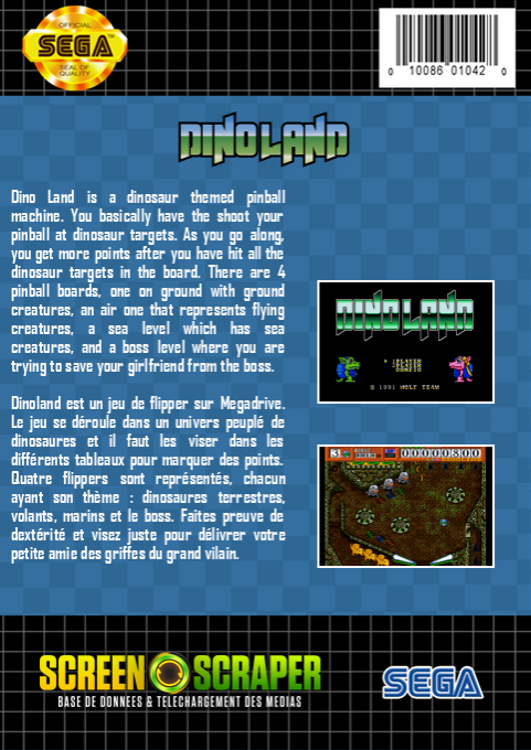 Dino Land — box-2D-back (SS)