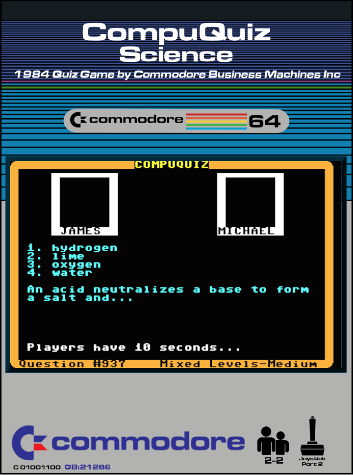 CompuQuiz : Science box art
