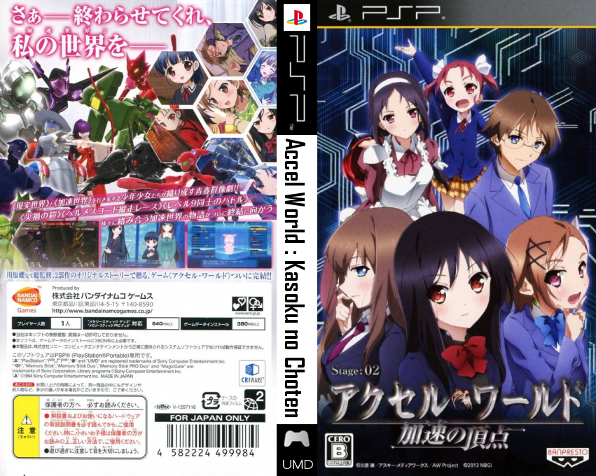 Accel World - Kasoku no Chouten — box-texture (JP)