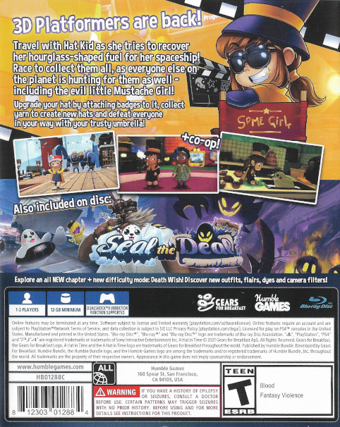 A Hat in Time — box-2D-back (US)