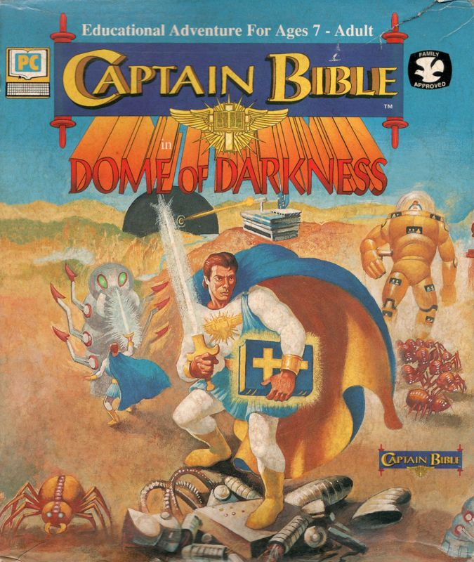 Captain Bible In The Dome Of Darkness box art