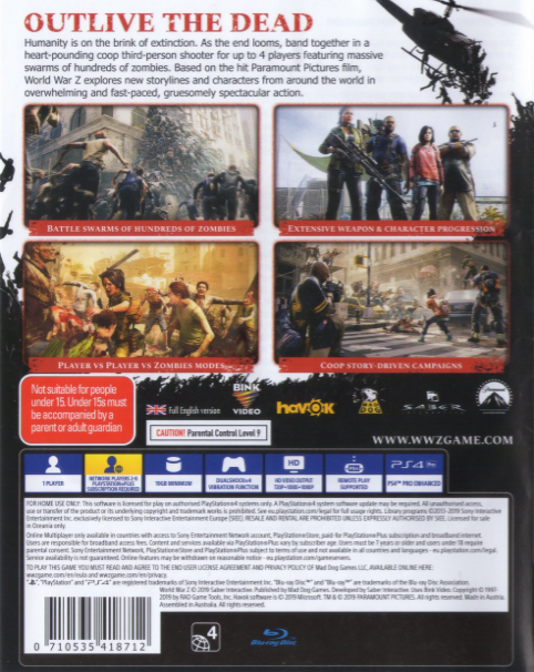 World War Z — box-2D-back (AU)