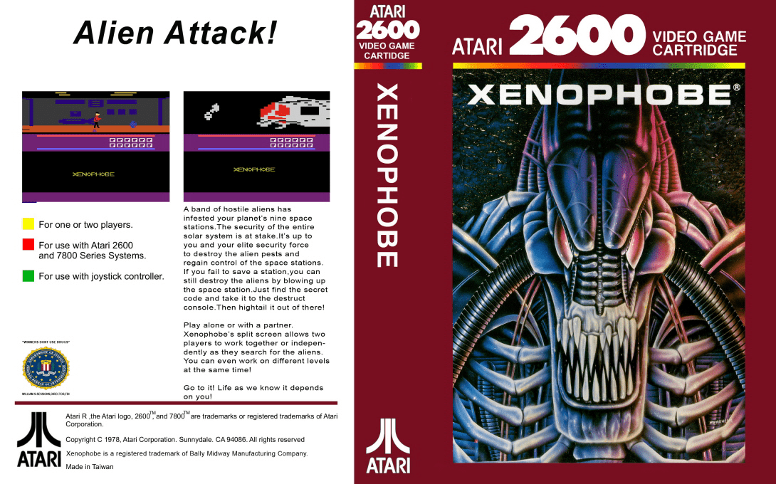 Xenophobe — box-texture (US)