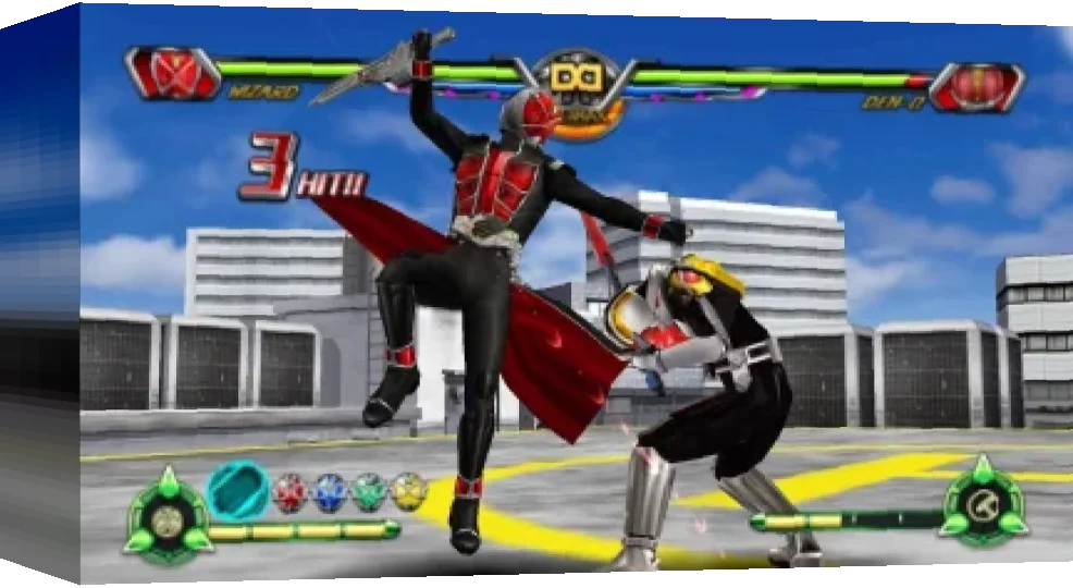 Kamen Rider - Super Climax Heroes — box-3D (JP)