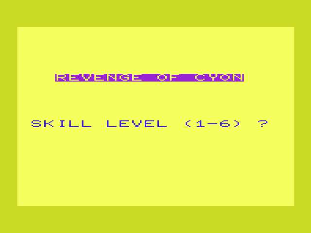 Revenge Of Cyon — sstitle (WOR)