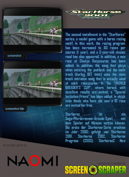 Star Horse 2001 — box-2D-back (SS)